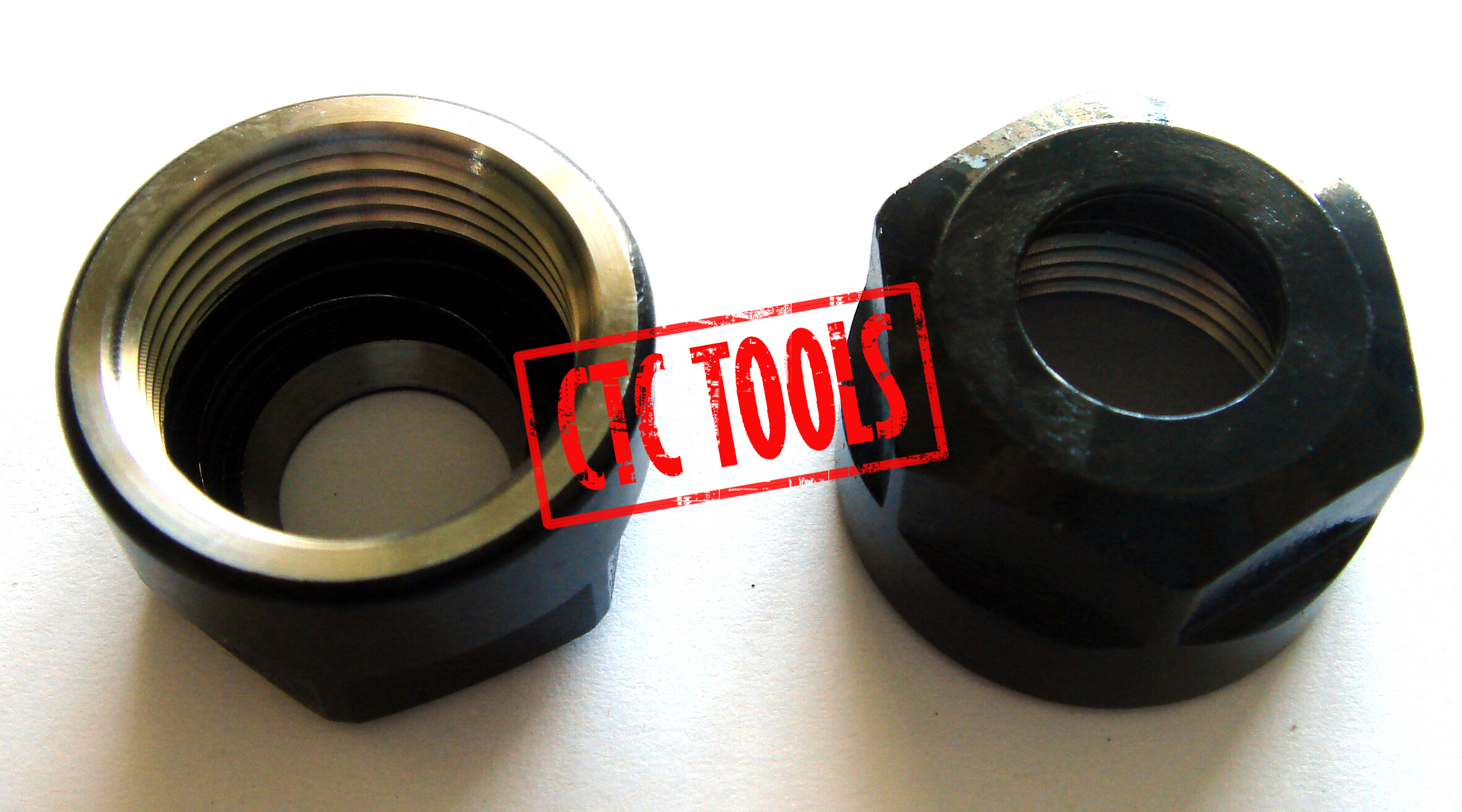 ER20 A type Clamping Collet Nut CNC Milling Lathe Black Oxide Finish 