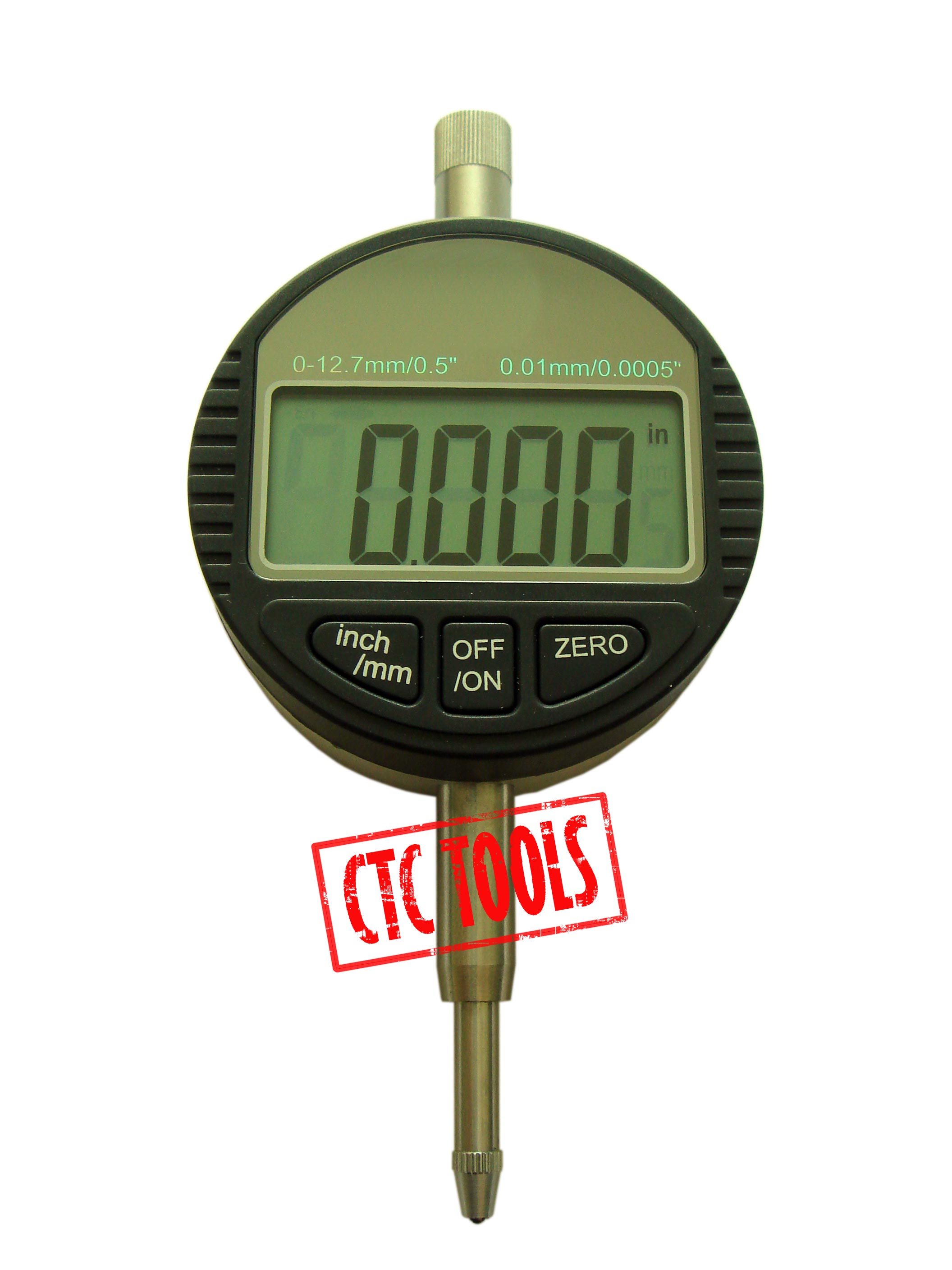 Digital Probe Indicator Gauge 0-12.7mm/0.5'' Clock DTI 0.01mm/0.0005'' Test 