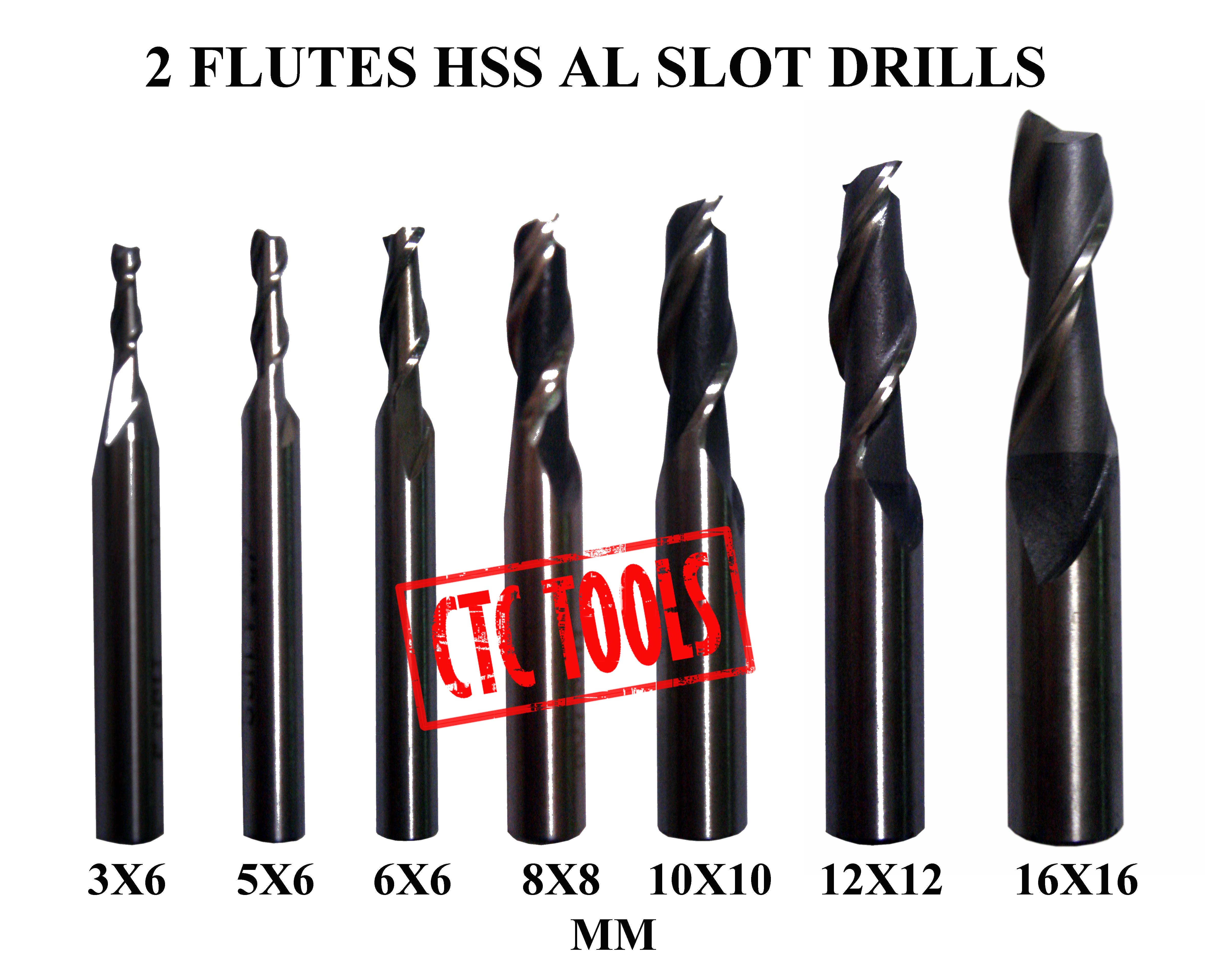 HSS Slot Drill 35mm 2 Flute Slotdrill Slot Mill UK* 
