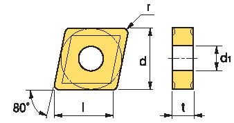 H●KORLOY VNMG160404-HM NC3020  Carbide Inserts CNC TOOL 